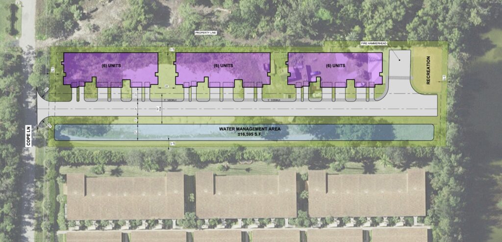 Cope Lane Site Map